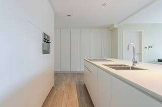 Groot (140m²) gelijkvloers appartement met praktijkruimte, 2 (mog. 3) slaapkamers en ruim terras/koerDit lichtrijke gelijkvloers appartement van 140...