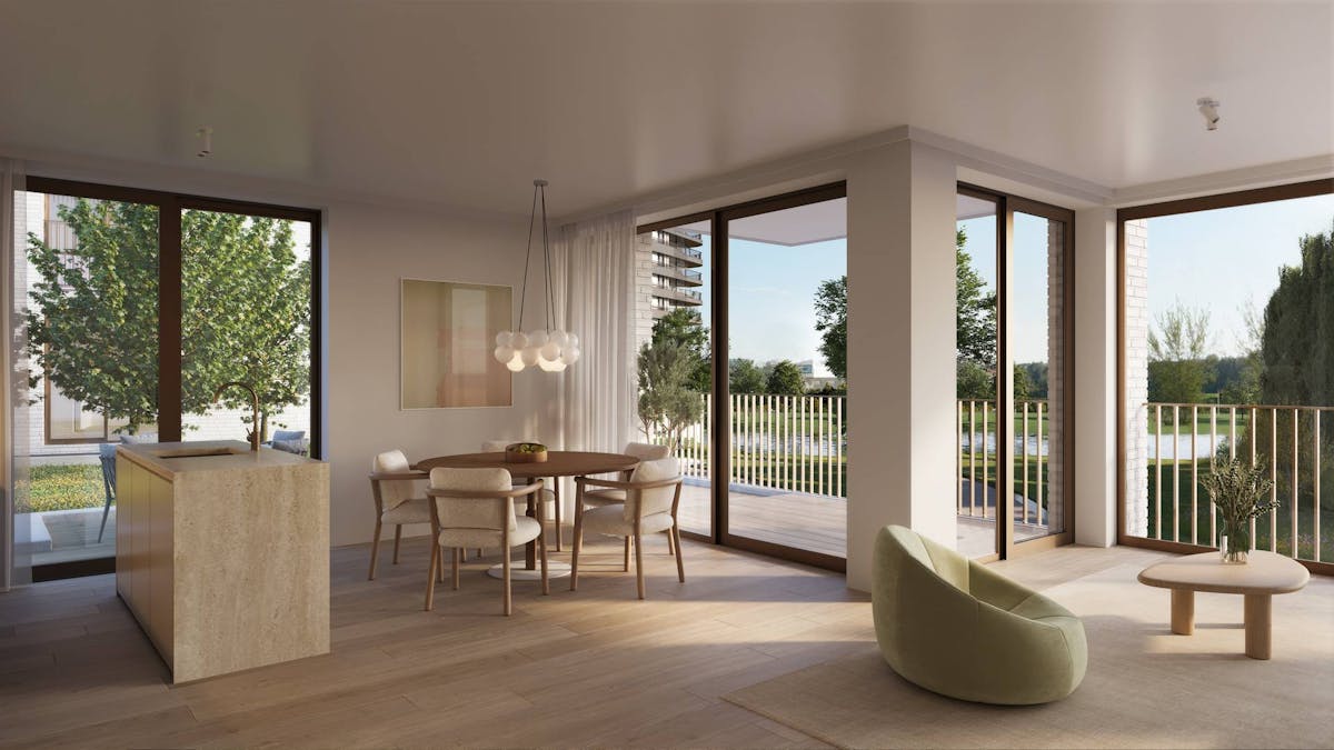 Exclusief wonen aan de Leie met uitzonderlijke buitenruimte (63 m²)! - foto 4