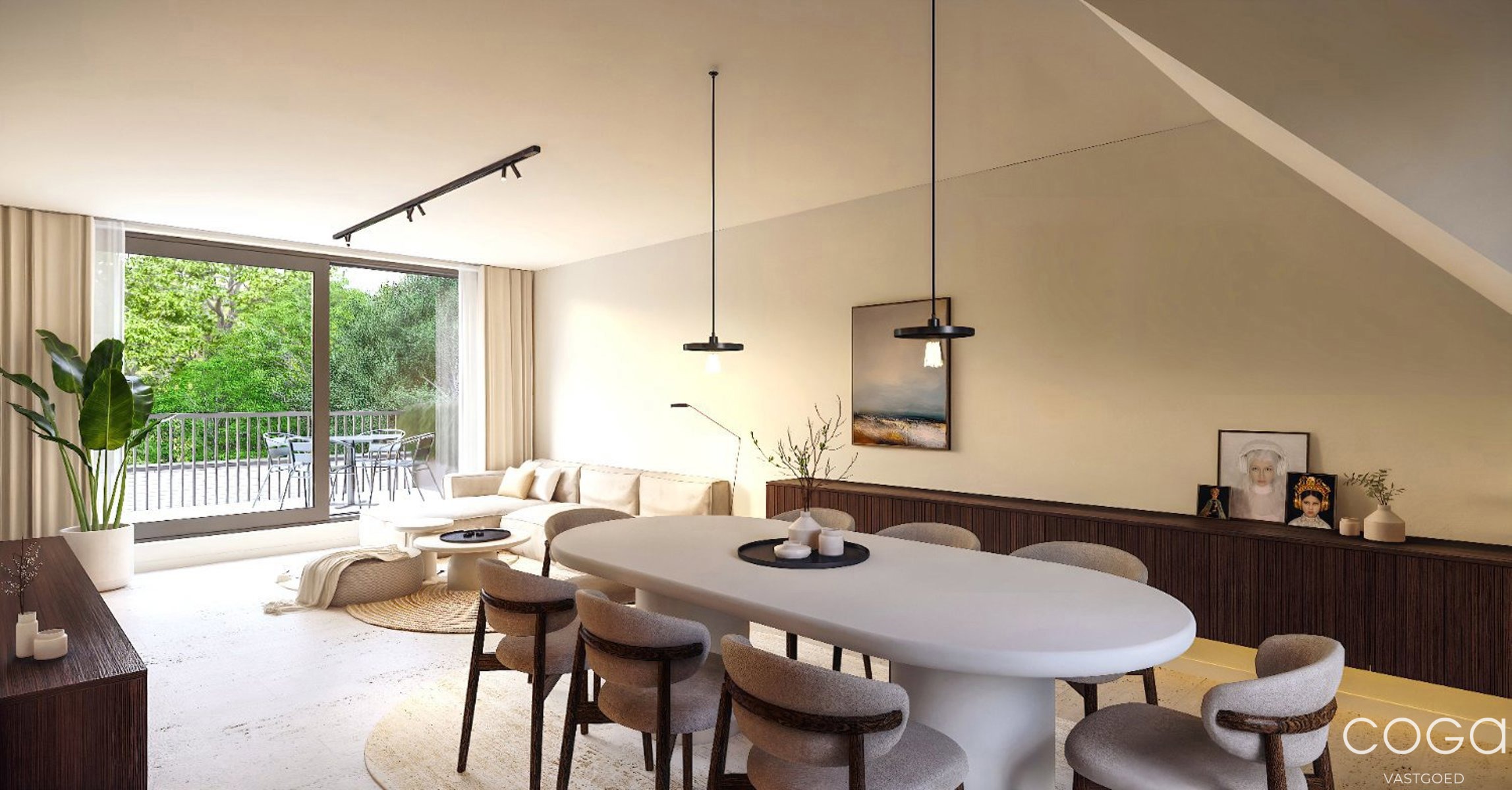 Nieuwbouw dakappartement, 2 slaapkamers + zuid-terras - foto 3