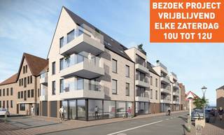 OPEN KIJK MOMENT - VOORTAAN ELKE ZATERDAG VAN 10U TOT 12U!<br />VEURNE: Nieuwbouwresidentie <strong>THE BRIDGE</strong> op enkele stappen van het bruisende centrum van Veurne, 17 appartementen met 2 of 3 slpks, op topligging!<br />Op de mooie hoekligging van de Ooststraat en de Sasstraat rees de nieuwbouwresidentie THE BRIDGE enige tijd terug uit zijn fundamenten. Qua ligging zit je echt op korte wandelafstand van de Grote Markt, Ooststraat, station, alle voorname winkels,... Momenteel wordt er met man en macht gewerkt om van deze residentie een parel in het centrum van Veurne te maken. <br />Het strakke en moderne gebouw bestaat uit een combinatie van een duurzame façadesteen, decoratief verticaal geplaatste houtstijlen en terrassen in architectonisch beton voorzien van een glasbalustrade, m.a.w. tijdloze uitstraling gegarandeerd! <br />Er zijn 17 ruime woonappartementen met 2 of 3 slaapkamers. Het gelijkvloers bestaat uit 3 winkelpanden (die tot 1 grote ruimte omgevormd kunnen worden) en de inrit van de garages. De appartementen worden kwalitatief afgewerkt en dit met inspraakmogelijkheden voor de klant. Speciale aandacht gaat naar de nieuwste normen op gebied van energiezuinigheid, ventilatie en wooncomfort. <br />Elk appartement beschikt over terras(sen) en een grote leefruimte met raampartijen die het daglicht overvloedig laten binnenvallen. Onder het gebouw bevinden zich diverse parkeergarages en het vuilnislokaal. Via een andere straat zijn er tevens nog bovengrondse garages bereikbaar. <br />Aarzel niet en vraag meer informatie zodat U de verschillende mogelijkheden kan ontdekken! 