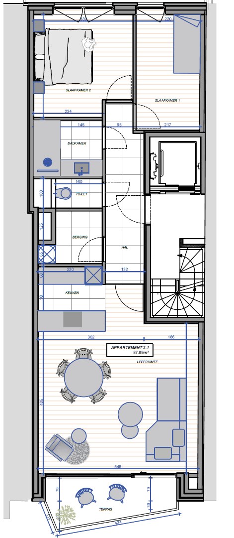 Appartement à vendre à Ostende avec 2 chambres - photo 2