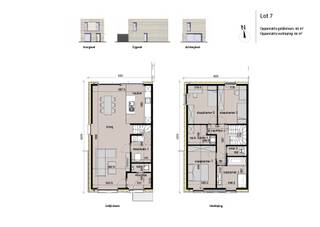 Deze HOB op lot 7 is gebouwd op een perceel van 192 m² en achteraan ontsloten door een uitweg die uitgeeft op jouw eigen parkeerplaats...