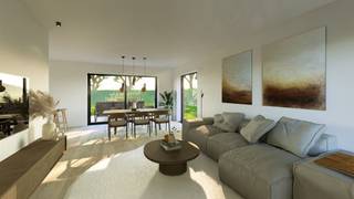 <p><span>Nouvelles maisons modernes à Langdorp </span></p><p><span> </span></p><p><span>Les deux maisons modernes sont situées le long de Hazepad à Langdorp. </span></p><p><span>Efficacité énergétique, matériaux de qualité et espaces contemporains sont les principales caractéristiques de ces deux maisons.</span></p><p><span>Les panneaux solaires, la pompe à chaleur, la ventilation C+ et les fenêtres de haute qualité garantissent un climat intérieur agréable.</span></p><p><span> </span></p><p><span>En traversant le hall d'entrée avec un espace pour un vestiaire et des toilettes pour les invités, vous entrez dans l'espace de vie spacieux.</span></p><p><span>La cuisine ouverte contemporaine, avec îlot, est entièrement équipée avec des appareils de qualité, beaucoup d'espace de rangement et des vues sur le jardin.</span></p><p><span> </span></p><p><span>Le premier étage comprend 3 chambres spacieuses, une salle de bains avec baignoire, douche à l'italienne et double lavabo, ainsi que des toilettes séparées.</span></p><p><span>Les trois chambres bénéficient toutes d'une belle surface. </span></p><p><span>Ainsi, la spacieuse chambre principale (16,1m²) dispose de son propre dressing. </span></p><p><span> </span></p><p><span>Les espaces de rangement supplémentaires ne manquent pas non plus. L'espace de rangement technique dispose également d'un espace et de raccordements pour votre lave-linge et/ou votre sèche-linge. </span></p><p><span> </span></p><p><span>Curieux de découvrir ces biens ? Prenez vite rendez-vous au 0470 55 64 24 ou à l'<span>adresse info@immolivit.be</span></span><span> </span></p><p><span> </span></p>