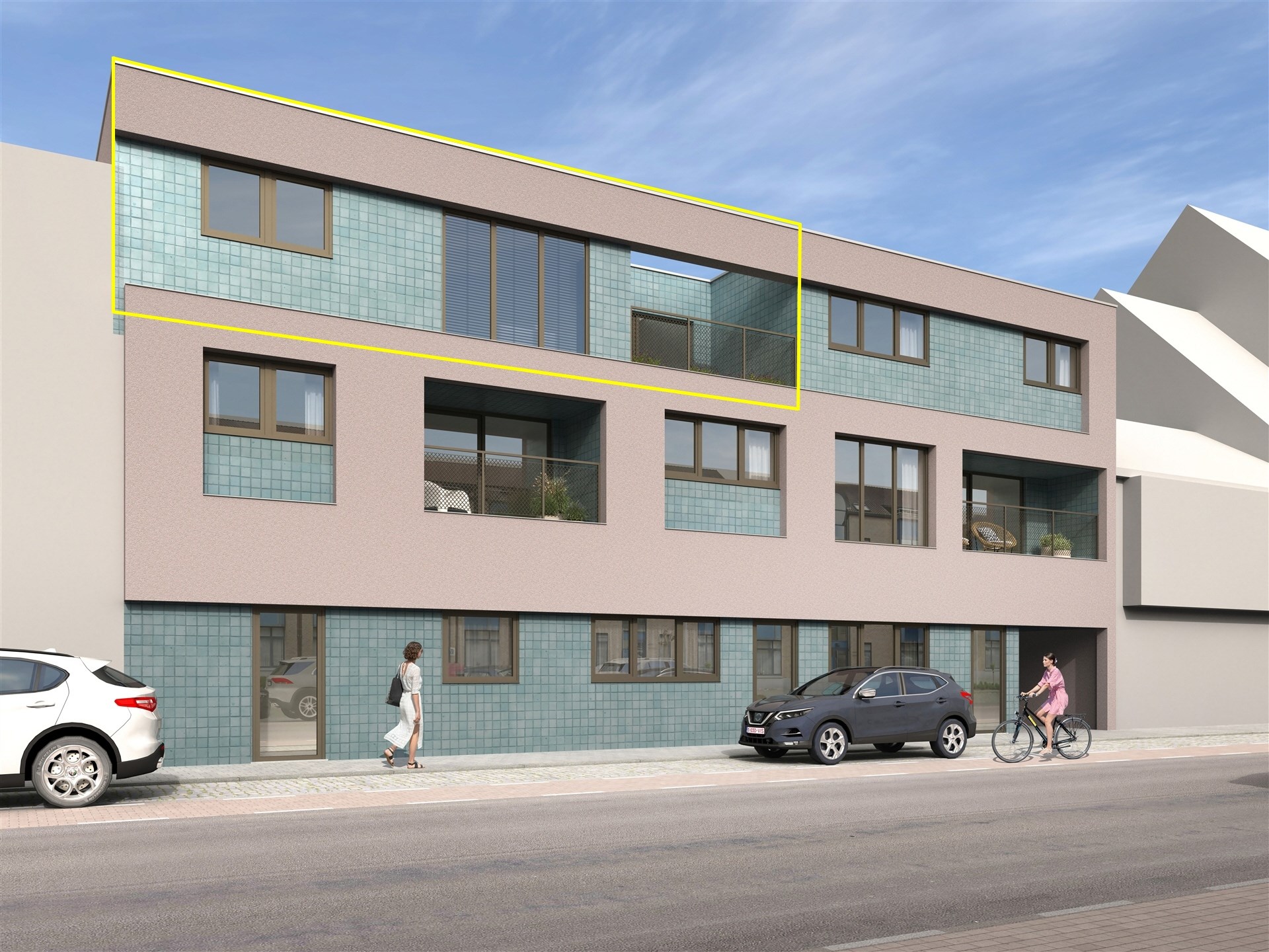 Nieuwbouw 3 slaapkamer appartement in centrum Wetteren - foto 1