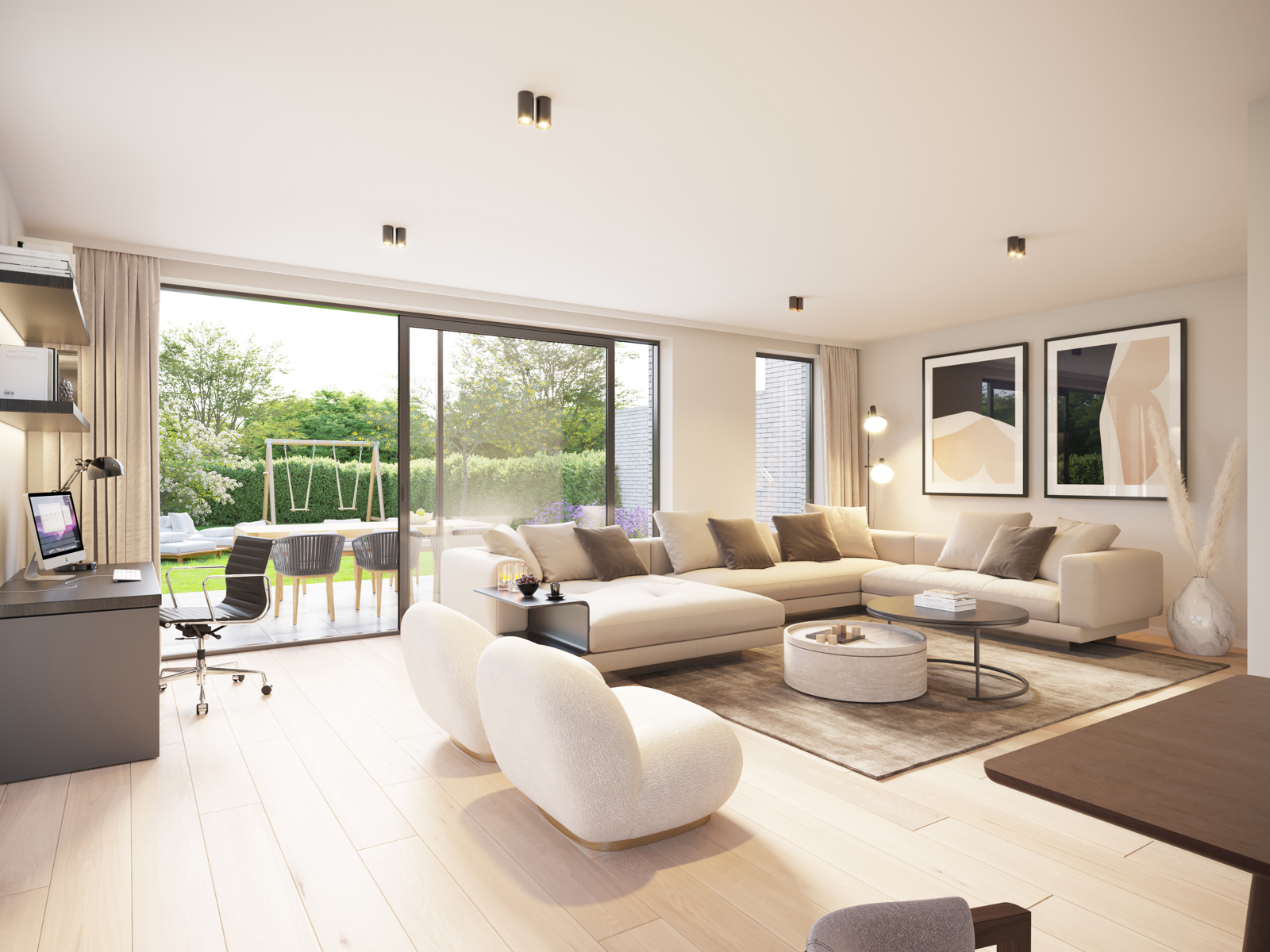 Moderne nieuwbouwwoning in het landelijke Wichelen, op grens met Lede - foto 5