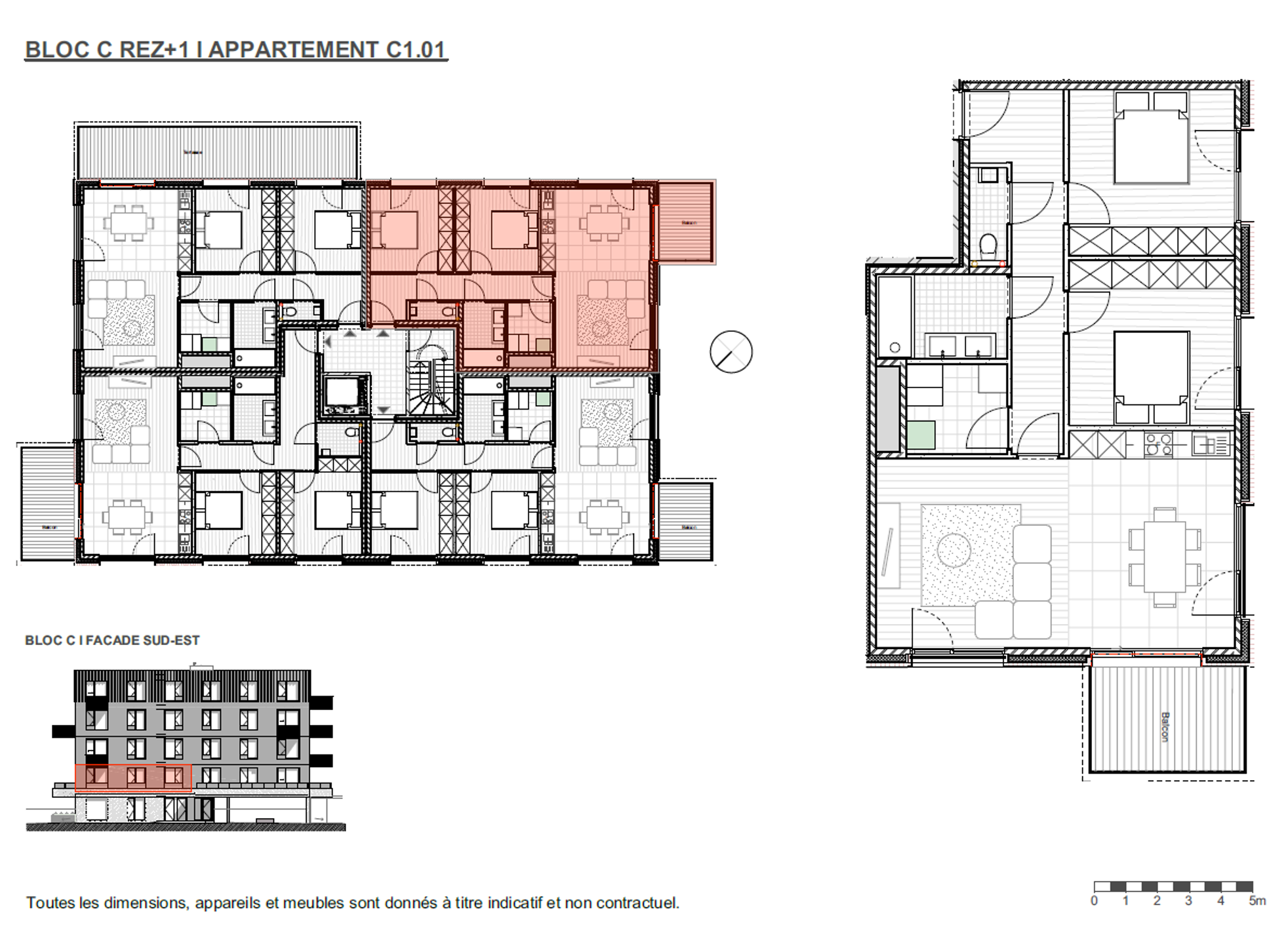 Appartement à vendre à Mons avec 2 chambres - photo 4