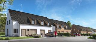 Zoek je een nieuwe thuis in Langemark? Ontdek dan deze nieuwe woning tussen de Zonnebekestraat en Blikstraat. Rustig en landelijk wonen in Langemark-Poelkapelle, met alle voorzieningen vlakbij. De ideale combinatie van ruimte, comfort en een vlotte bereikbaarheid.

Lot 4 is een halfopen woning, rustig gelegen in de Zonnebekestraat. Deze woning biedt een lichtrijke leefruimte met open keuken, garage en 3 volwaardige slaapkamers – ideaal voor comfortabel wonen in een landelijke omgeving.  

Duurzaamheid staat centraal. Dankzij de warmtepomp, vloerverwarming en zonnepanelen geniet je van een E-peil van 30 en een lage energiekost, vandaag én morgen.

Benieuwd? Vraag de brochure aan of contacteer ons voor meer info.