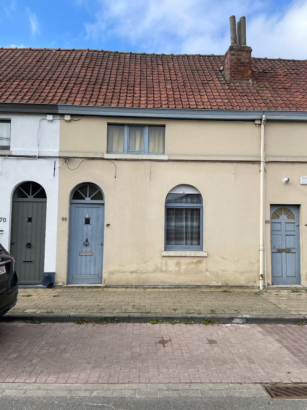 Instapklare rijwoning met tuin en terras in Heusden/Destelbergen, 2 slaapkamers, energielabel E, zuidwestelijke oriëntatie van de tuin - foto 1