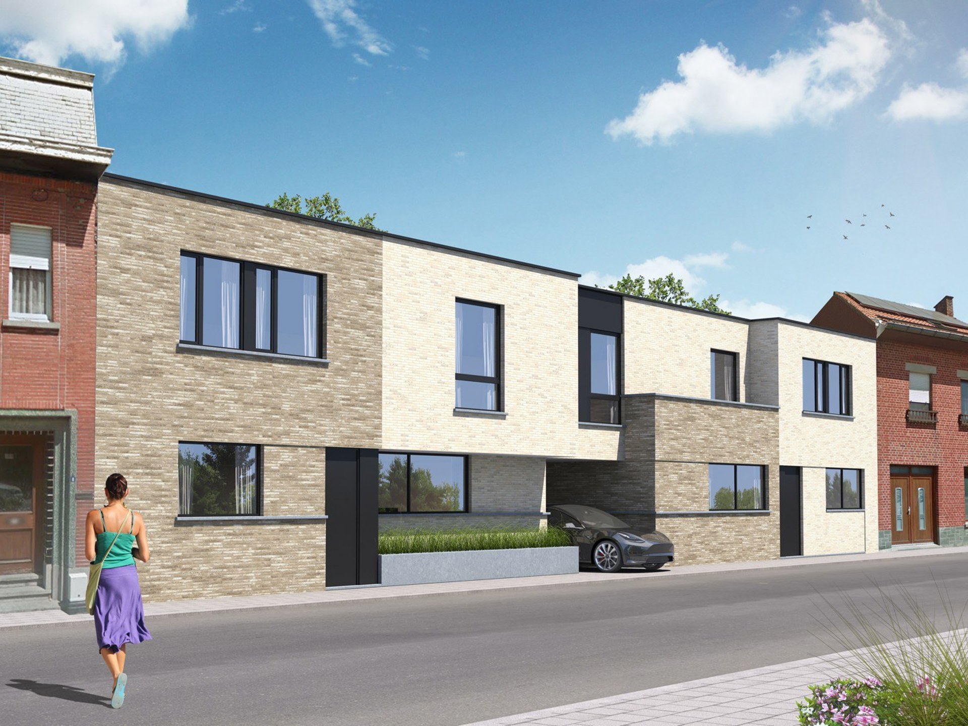 Nieuwbouwwoningen in hartje Sint-Eloois-Winkel! - foto 2