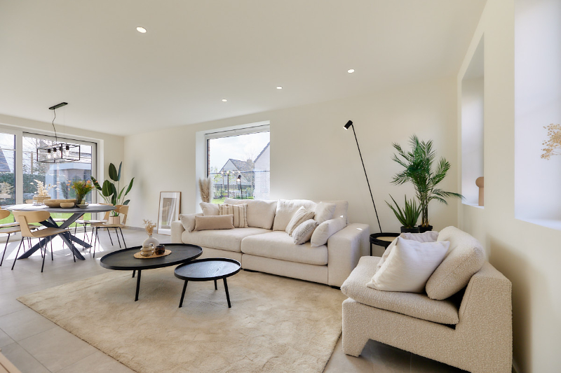 Halfopen nieuwbouw met 3 slaapkamers op een perceel van 228m² - foto 2