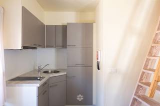 <ul><ul><li><span>Layout / Amenities: Furnished student studio/room (duplex) with a private kitchen (refrigerator, stovetop, sink) & bathroom (shower, sink), desk, </span><span>double bed (So this is basically suitable for either a couple or a single person)</span></li></ul></ul><p><span> </span></p>