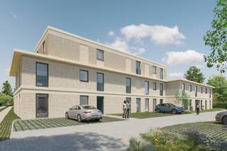 In ‘Bosveld’, ons groen en toekomstgericht woonproject in Aalst bouwt Danneels 6 energiezuinige appartementen.<br /><br />Het appartement A0.02 beschikt over een grote lichtrijke leefruimte met open keuken. Vanuit de leefruimte heb je toegang tot het terras en je private tuin. Op de verdieping hebben we 2 slaapkamers, een ingerichte badkamer en bergruimte. Parkeerplaats, fiets- en tuinberging zijn voorzien.<br /><br />Je woont hier comfortabel en duurzaam dankzij de nieuwste technieken: vloerverwarming op basis van een warmtepomp, ventilatie met warmterecuperatie en zonnepanelen zorgen voor een lage energiefactuur.<br /><br />Danneels levert dit appartement sleutel-op-de-deur af aan een vaste prijs. Jij kiest de keuken, badkamer, vloer- en wandtegels bij onze partners, met advies op maat van een persoonlijke klantenbegeleider.<br />