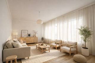 Welkom in dit lichtrijke dakappartement op de zeventiende verdieping, gelegen in een gegeerde voorstad van Antwerpen. U woont hier op wandelafstand van Park Den Brandt, het Nachtegalenpark en het Middelheimpark, en geniet tegelijk van een uiterst centrale ligging tussen de Jan Van Rijswijcklaan en de Mechelsesteenweg. Openbaar vervoer bevindt zich voor de deur en ook de Ring en A12 zijn vlot bereikbaar.<br /><br />Bij binnenkomst in de inkomhal van het gebouw, voelt u meteen de perfecte organisatie van het gebouw. We nemen één van de twee liften tot aan de zestiende verdieping en dan een korte trap naar de hoogste verdieping, het zeventiende.<br /><br />Indeling van het appartement<br />Via de centrale inkomhal, die het appartement logisch in twee delen opsplitst, komt u binnen in de lichtrijke leefruimte met direct zicht tot het terras. De open keuken sluit naadloos aan op de leefruimte en beschikt over een handige berging. in het hele appartement komt er overvloedig licht binnen via de grote raampartijen en ervaart u het weidse zicht.<br />De zeer ruime slaapkamer is uitgerust met een op maat gemaakte kleerkast en geeft eveneens toegang tot het terras. Aansluitend bevindt zich de badkamer met ligbad, badkamermeubel met lavabo en toilet.<br />Het zuidwestgerichte terras loopt over de volledige breedte van het appartement en biedt een fenomenaal panoramisch uitzicht over Antwerpen. Op heldere dagen is zelfs Brussel zichtbaar. Een perfecte afwisseling tussen stads- en erfgoedzicht.<br /><br />Troeven van het appartement<br />- Zeer ruim zuidwestgericht terras van ca. 45 m²<br />- Panoramisch uitzicht over Antwerpen<br />- Gelegen in UNESCO-werelderfgoedzone met uitzonderlijke skyline<br />- Logische indeling en veel lichtinval<br />- Ruime slaapkamer met maatkasten<br />- B-label<br />- Geen bovenburen<br />- Een parel mits kleine cosmetische opfrissing<br /><br />Kortom<br />Dit appartement is ideaal voor starters, alleenstaanden of koppels die houden van licht en uitzonderlijke vergezichten, en tegelijk centraal willen wonen. U combineert hier rust op hoogte met een unieke ligging en een indrukwekkend uitzicht. Overtuig uzelf tijdens een bezoek ter plaatse!