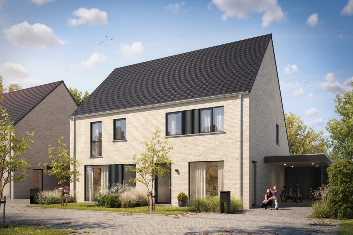 Nieuwbouwwoningen in de Populierstraat te Roeselare - foto 1