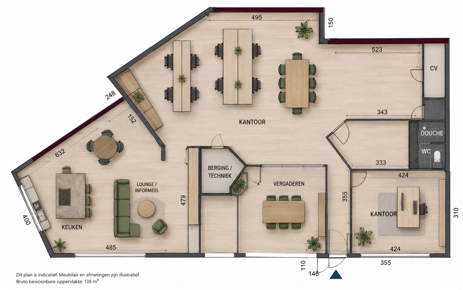 Immeuble commercial (136m²) dans une excellent situation! - photo 4