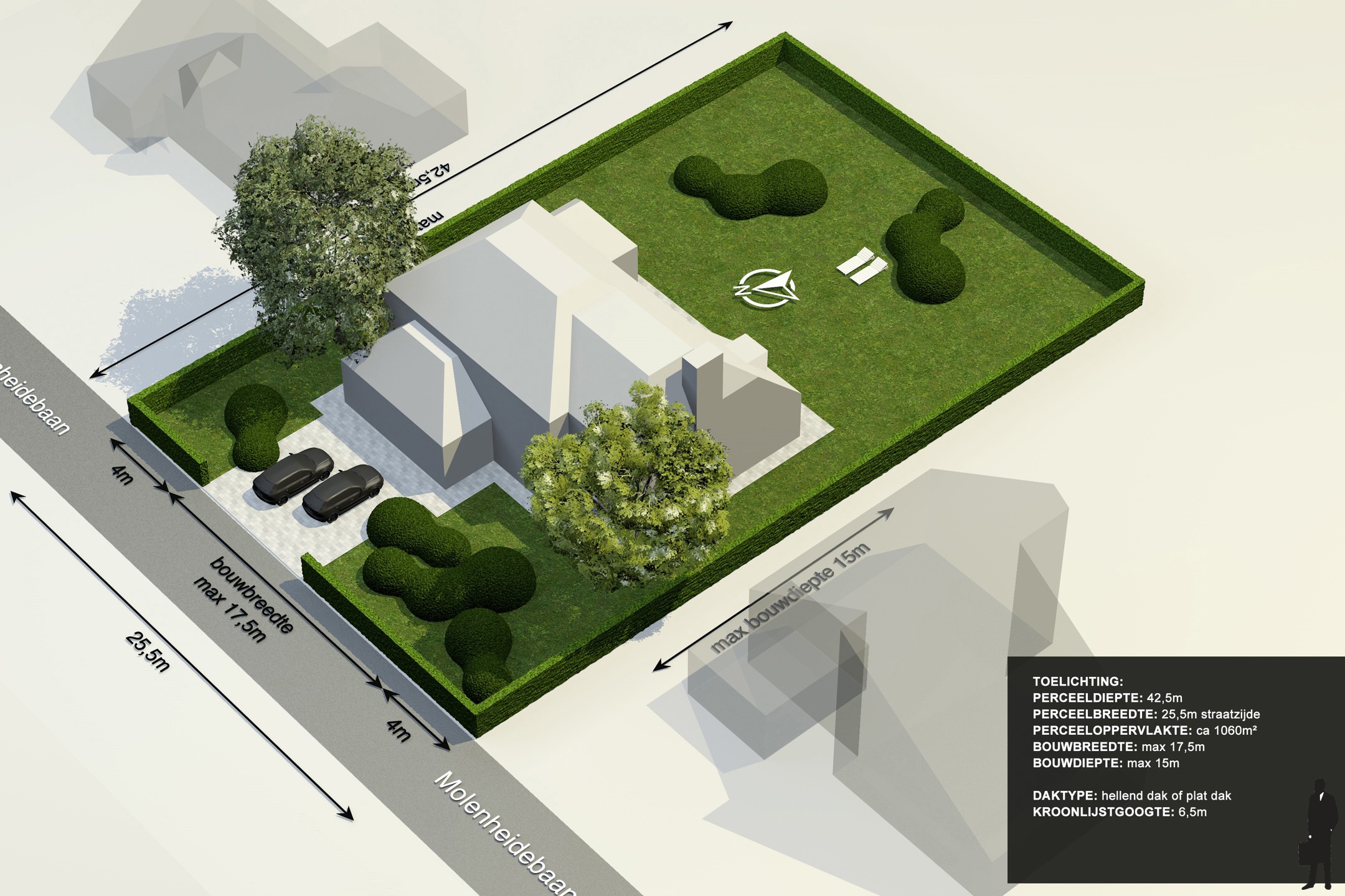 Bouwgrond van 1.084 m² op centrale ligging te Boortmeerbeek. - foto 5
