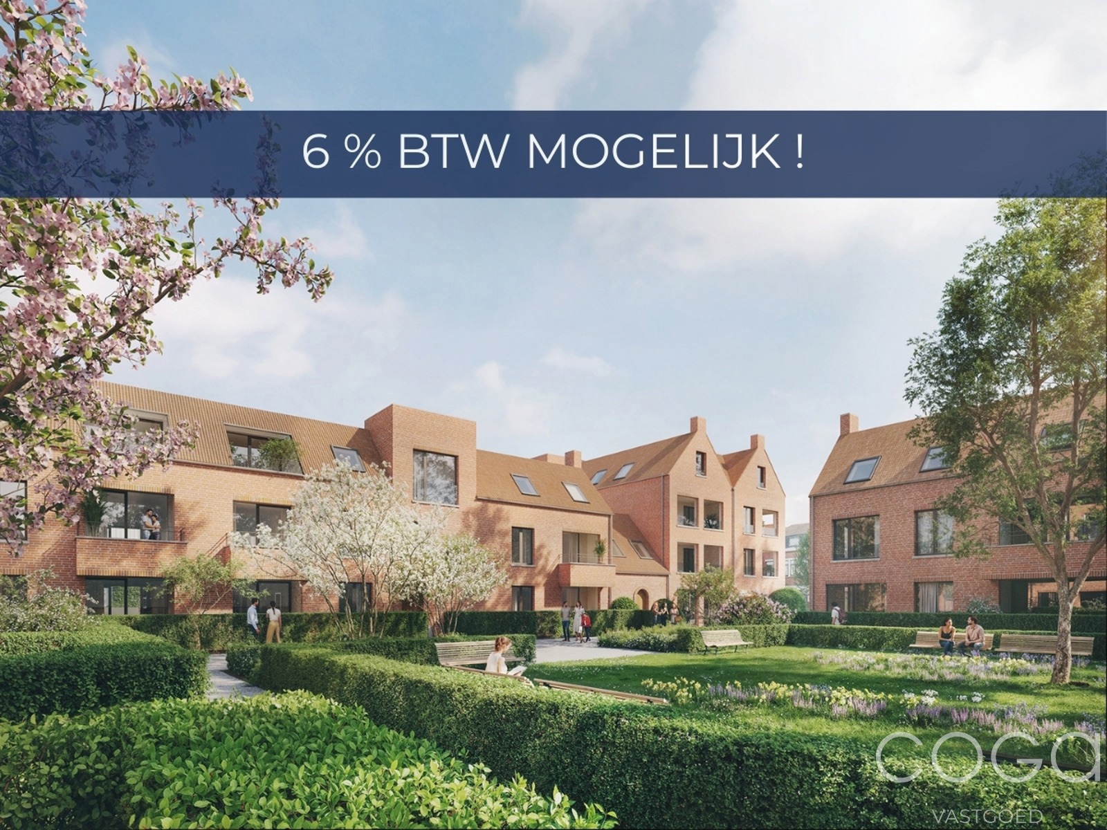 Gelijkvloers appartement, 90m², met doorzonleefruimte! - foto 1