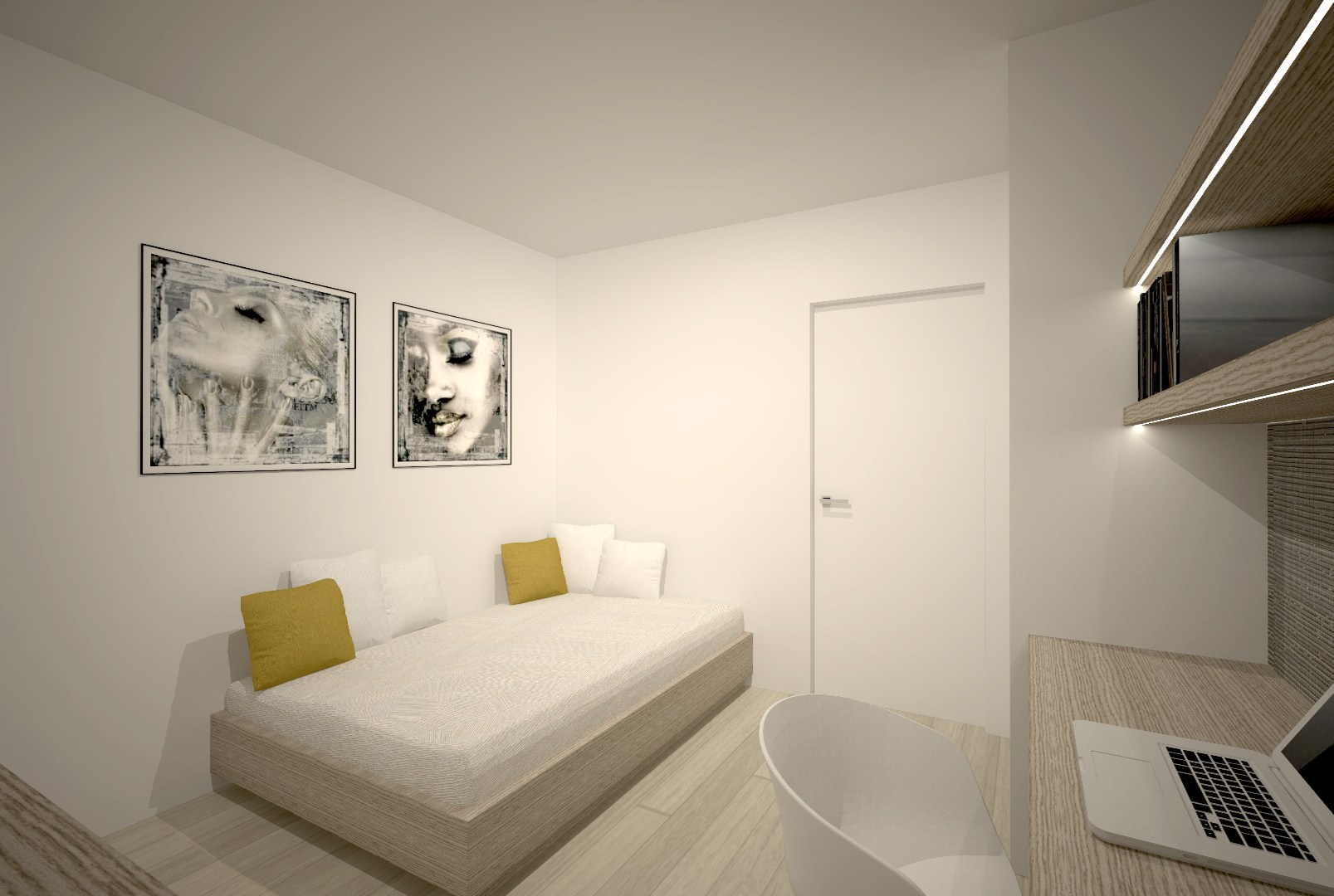 Appartement op de 11de verdieping van 127m² met twee slaapkamers - foto 5