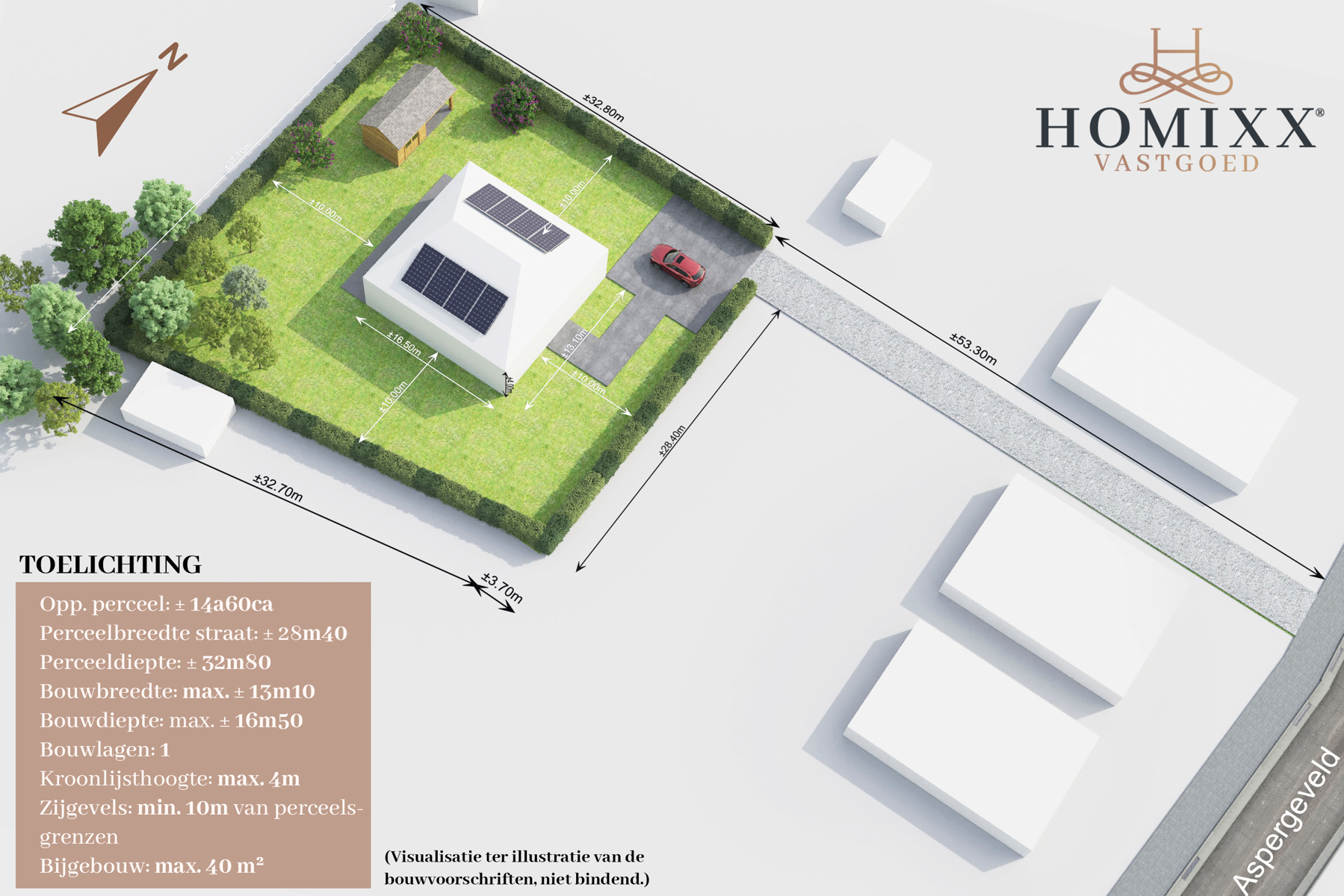 Ruime bouwgrond in doodlopende straat - foto 1