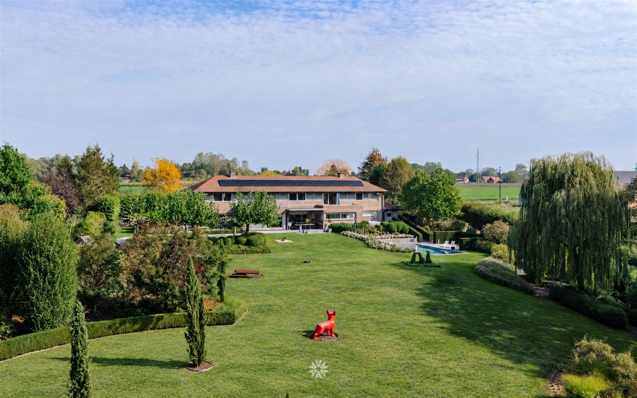 Architecturale villa met zwembad op uitzonderlijk privédomein in de Vlaamse Ardennen - foto 1