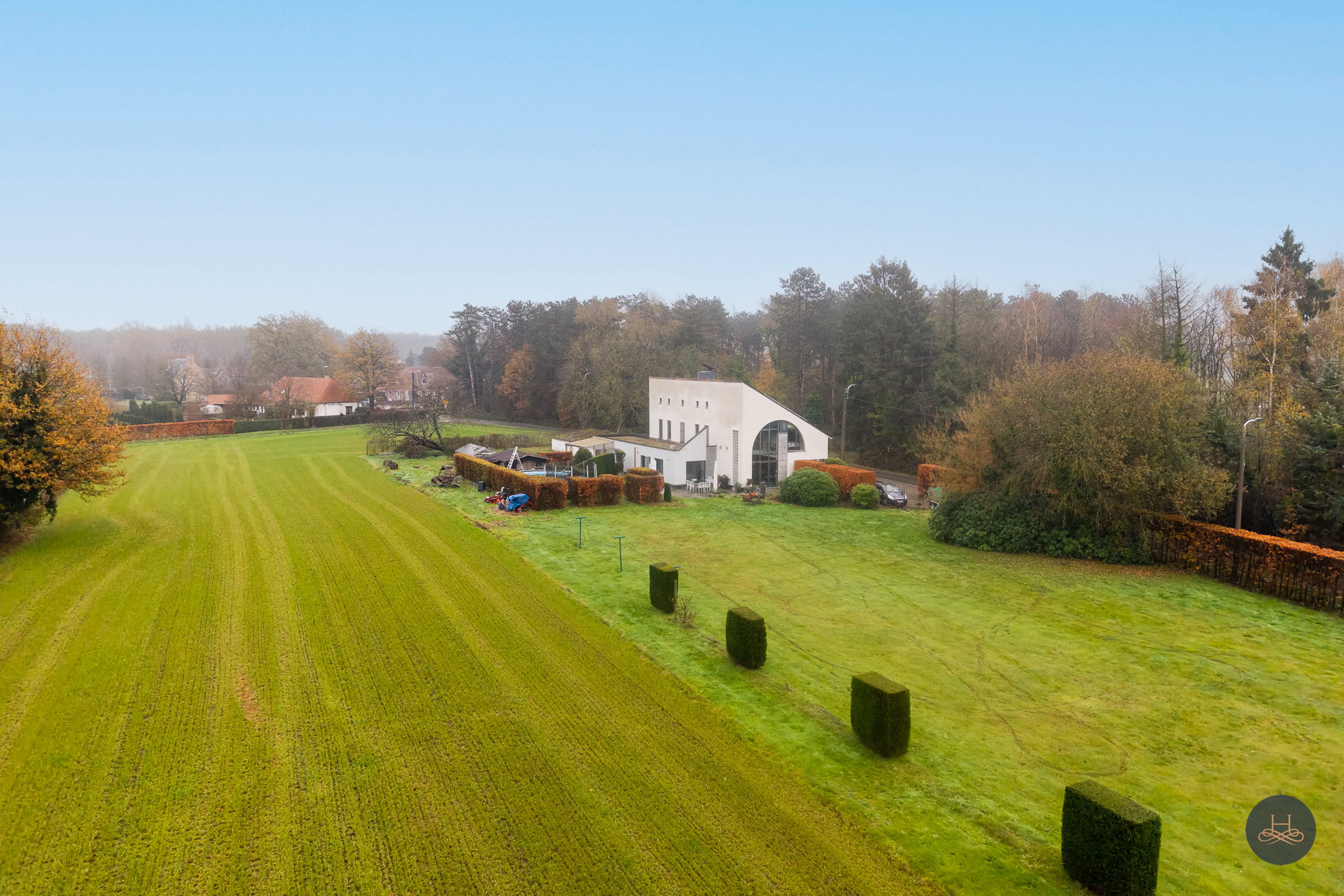Moderne woning met panoramisch uitzicht op weilanden - foto 4