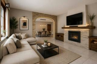 This exceptionally spacious and solidly built open building in Herdersbruggestraat combines an abundance of space with an excellent energy score. The house has many options. Located in charming Dudzele, you can enjoy a residential location here. You can be in historic Bruges in just a few minutes or enjoy the sea breeze on the coast. <br /><br />The house has a spacious driveway and an indoor garage, so parking in Dudzele is no problem. This makes the property the ideal base for those looking for quality real estate in the region.<br /><br />In<br /><br />The property is offered through the Pre-sale formula. Between 08/08/2026 09:00 and 15/08/2026 18:00, you can come visit the property by appointment and make an offer. The listed price is a starting price. For further information, please contact the property agent.<br /><br />Register of measures: pending<br /><br />These AI visualizations are intended as inspiration. No technical specifications, urban planning regulations, or concrete realization possibilities were taken into account.