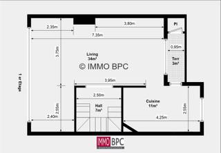 <p><span>Welcome to this versatile and attractive home in Ganshoren, a property with exceptional potential for families. With a total land area of 110 m², three bedrooms, spacious living areas and practical side rooms, this property offers a solid foundation for those looking for space, comfort and possibilities.</span></p><p><span>Layout and Living Spaces</span></p><p><span>First floor<br />On</span><span> the first floor you will find a generous living room of 34 m², bathed in natural light thanks to the large windows. The adjoining kitchen of 11 m² is practically laid out and together with the living space forms a harmonious open configuration. From this room you have direct access to the terrace. A 7 m² hall ensures a pleasant and smooth circulation between the different rooms.</span></p><p><span>Ground floor<br />The</span><span> ground floor includes a spacious entrance hall with toilet, a garage of 21 m², a laundry room of 10 m² and two additional cellars of 7 m² and 4 m². These additional spaces offer numerous possibilities and are ideal for those in need of work, hobby or storage space.</span></p><p><span>Bedrooms and bathroom</span></p><p><span>The house has three bedrooms of 15 m², 13 m² and 6 m² respectively, each with a beautiful light. The spacious and fully equipped bathroom offers all necessary amenities, including a bathtub and sink. There is also a separate toilet for added convenience.</span></p><p><span>Outdoor space</span></p><p><span>To the rear is an enclosed garden of about 40 m²: a quiet and private outdoor space with both paved areas and a pleasant patch of greenery. Ideal for relaxation, garden projects or to enjoy the outdoors.</span></p><p><span>Details</span></p><p><span>The house was built in classic brick architecture and is located in a quiet street of Ganshoren. Large windows, wooden interior doors and a practical layout give the property a warm and functional feel. The combination of living spaces, garage, basement and garden makes this house particularly attractive for those looking for versatility.</span></p><p><span>Location</span></p><p><span>Located near schools, stores and public transportation, this property offers all the advantages of a quiet residential area with excellent accessibility. Starters as well as families and investors will find here a valuable and flexible property with numerous possibilities for decoration or renovation.</span></p><p><span> </span></p>