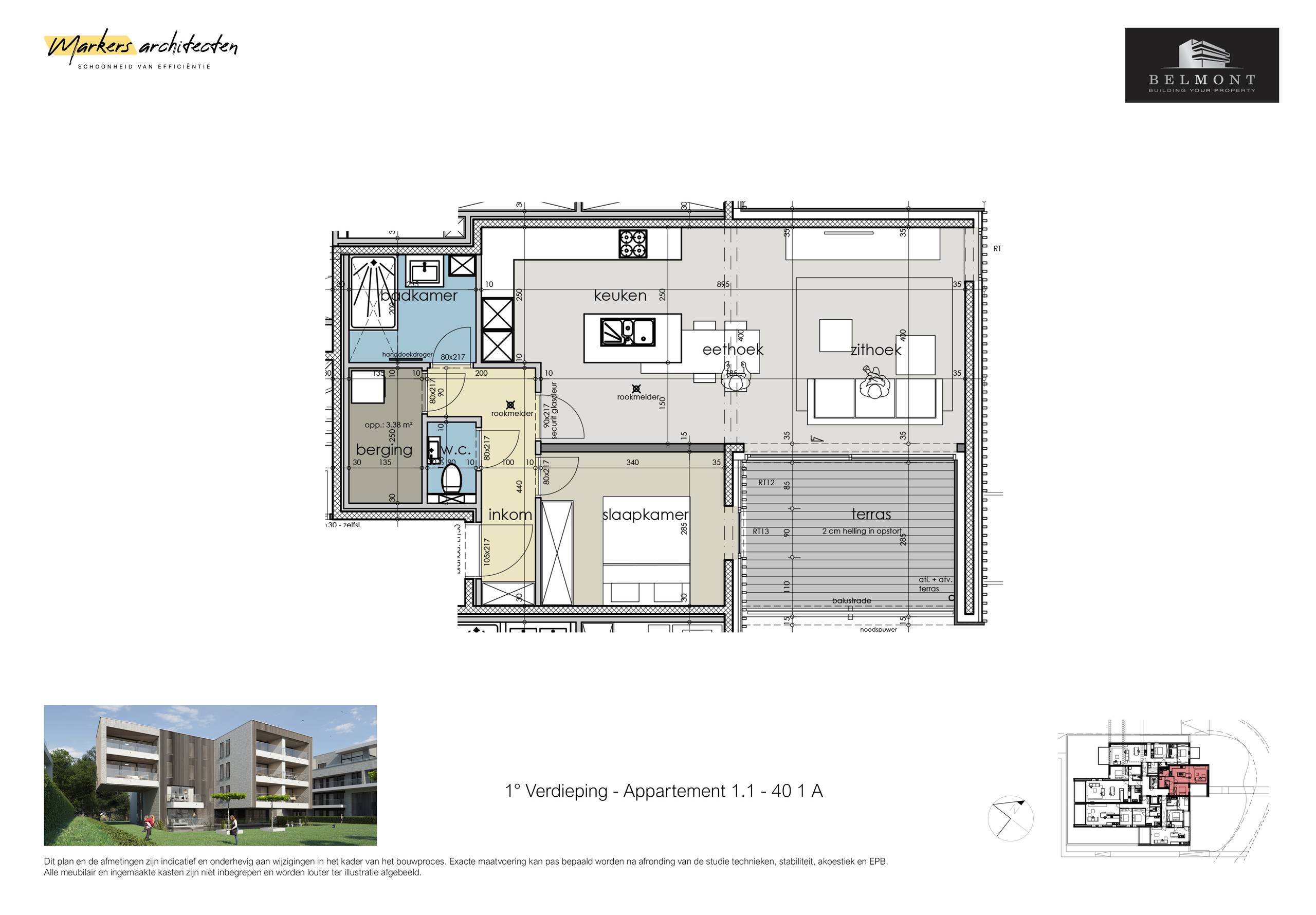 Appartement à vendre à Ypres avec 1 chambre - photo 4