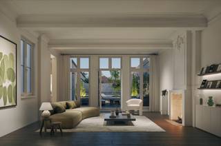 Exclusief en karaktervol herenhuis appartement met 2 slaapkamers en uitzonderlijk terras op een toplocatie!Voor meer informatie, mail naar...