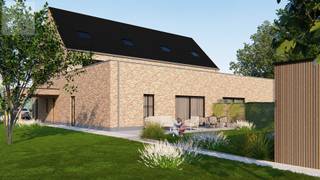 Welkom in Garenhof – nieuwbouwappartementen met de uitstraling van een villa<br /><br />Stap binnen in dit ruime en lichtrijke duplex nieuwbouwappartement, gelegen in een exclusief en kleinschalig project met slechts vier wooneenheden.<br />Garenhof combineert hedendaags comfort met de warme, tijdloze uitstraling van de klassieke pastorijstijl.<br />Door de opbouw in villastijl straalt het geheel rust en elegantie uit – een plek waar je écht thuiskomt, omgeven door groen en privacy.<br /><br />Indeling – Appartement op de eerste verdieping (links)<br />Met een bewoonbare oppervlakte van ±112 m² biedt dit appartement een doordachte en praktische indeling.<br />Je betreedt het appartement via de voorzijde van het gebouw. Op het eerste verdiep kom je binnen in de inkomhal met handige vestiaire en een apart toilet.<br />De leefruimte is een echte troef: grote raampartijen zorgen voor overvloedig daglicht en een prachtig uitzicht over de omliggende velden.<br /><br />De zithoek, eetruimte en open keuken vloeien harmonieus in elkaar over en bieden toegang tot een zonnig dakterras van bijna 20 m² – perfect om te genieten van rust en openheid.<br />Via een trap aan de achterzijde van de leefruimte bereik je het tweede verdiep, waar zich twee mooie slaapkamers en een ruime badkamer bevinden.<br /><br />Bij dit appartement hoort ook een inpandige garage, een zeldzaam en waardevol voordeel.<br /><br />Energiezuinig & modern comfort<br />Dit appartement wordt sleutel-op-de-deur opgeleverd met afwerking volgens lastenboek. Meerwerken of persoonlijke keuzes zijn bespreekbaar.<br /><br />Het is voorzien van de nieuwste technieken en materialen, waaronder:<br />Zonnepanelen<br />Vloerverwarming met koelingsfunctie<br />Aluminium ramen met dubbele beglazing<br />Duurzame en kwalitatieve afwerking<br /><br />Extra troeven<br />Rustige ligging in een groene woonomgeving<br />Slechts 4 appartementen: exclusief en kleinschalig<br />Klassieke architectuur met moderne energieprestaties<br />Inpandige garage inbegrepen<br />P-score: B – G-score: A<br /><br />Prijs<br />365.000 euro excl. kosten<br />constructie: 271.505,90 euro excl 21% BTW<br />grond: 63.494,10 euro excl 12% registratie<br /><br />Zin om dit unieke appartement zelf te ontdekken?<br />Bel ons op 011/36.19.19 of 0473/34.61.42 of kom langs op kantoor.<br /><br />We leiden je graag rond in dit prachtige project.<br />.