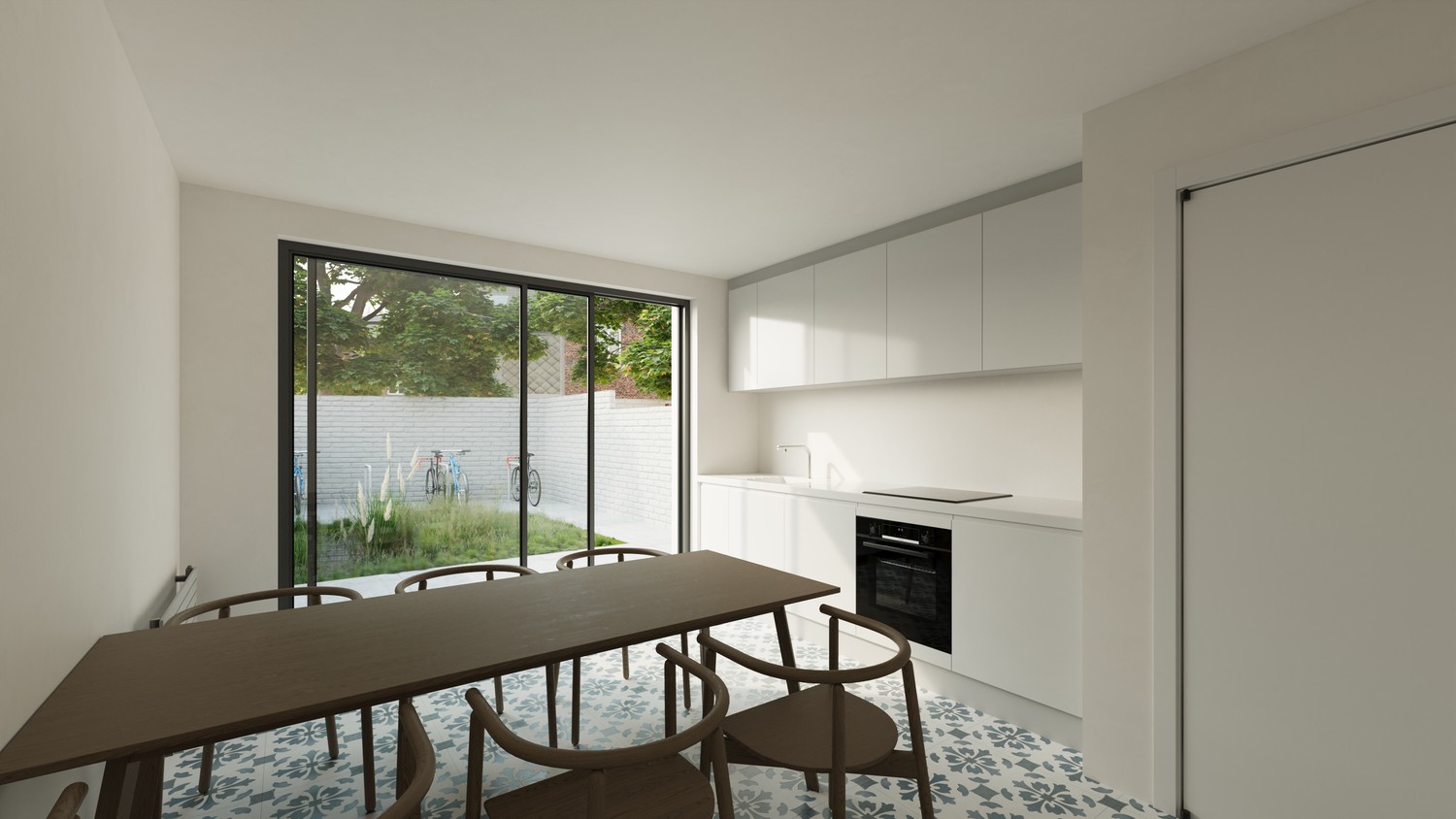 TOTAALRENOVATIE - Goed gelegen en gemeubelde studio in een kleinschalig gebouw met 7 entiteiten, een gemeenschappelijke keuken, een fietsenberging en een tuin te centrum Leuven! - foto 4