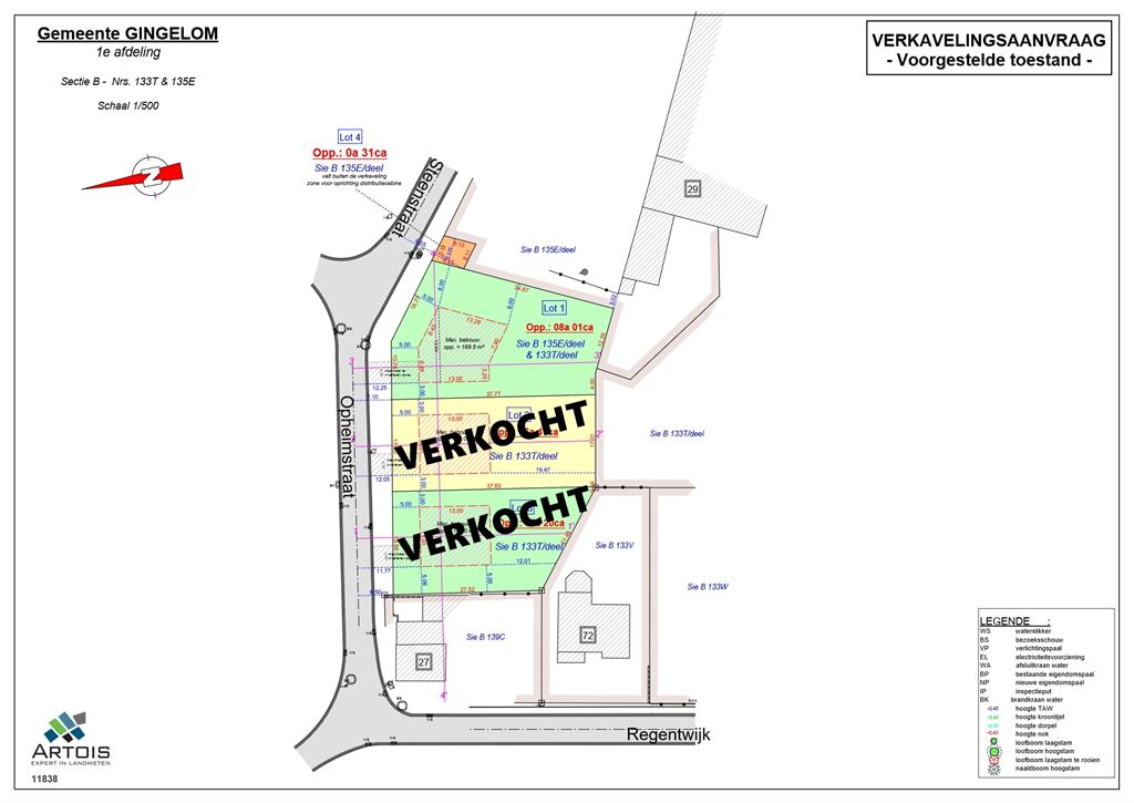 Bouwgrond (8a 01ca) voor open bebouwing - foto 1