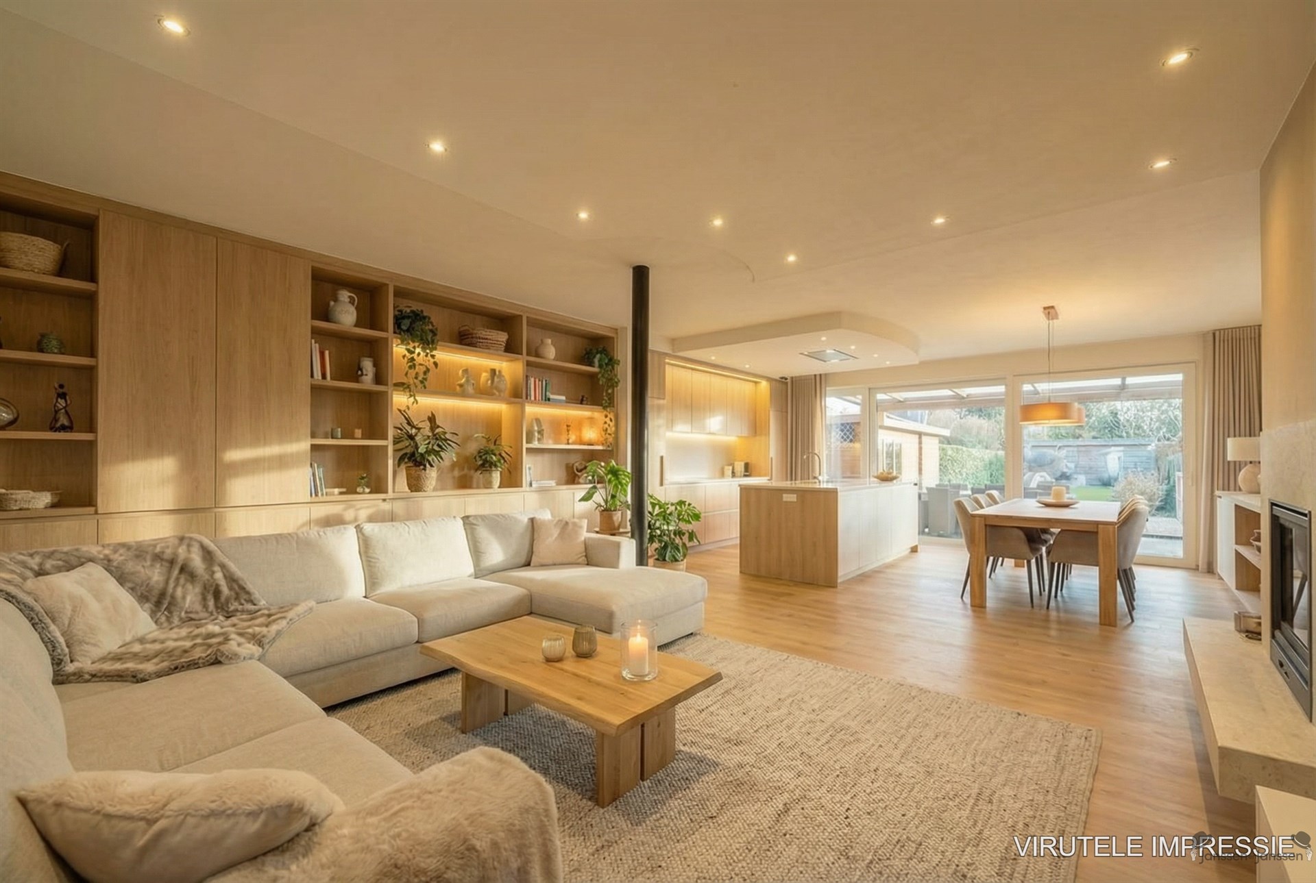 Gezinswoning met 2 (mog. 4) slaapkamers, garage en ruime tuin in Maria ter Heide - foto 4