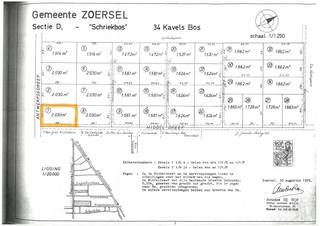 Ontdek deze prachtige bosgrond gelegen in het pittoreske Zoersel, met een royale oppervlakte van 2030m² in een groen en bosrijk gebied. Gelegen aan...