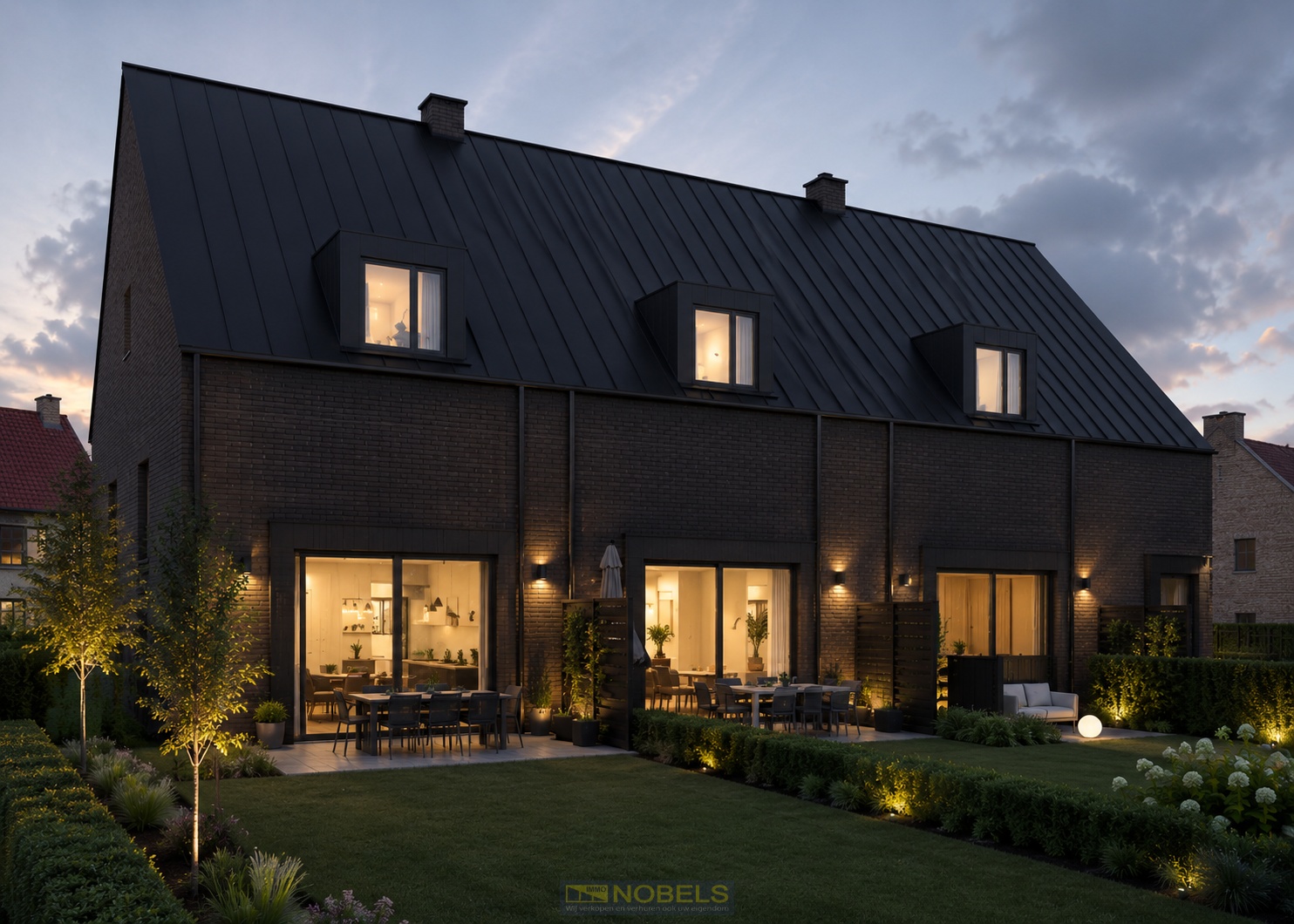 Te koop, projectgrond met vergunde plannen voor 3 woningen te Ghoy - foto 2