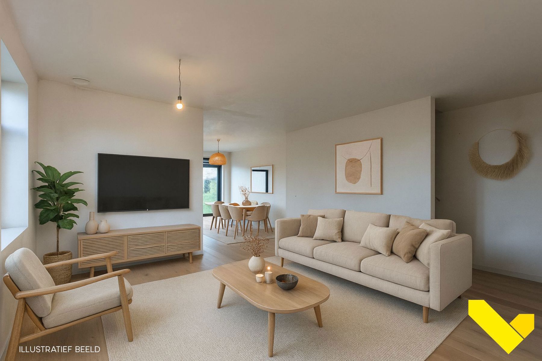 Landelijke Nieuwbouwwoning met zicht op groen. - foto 3