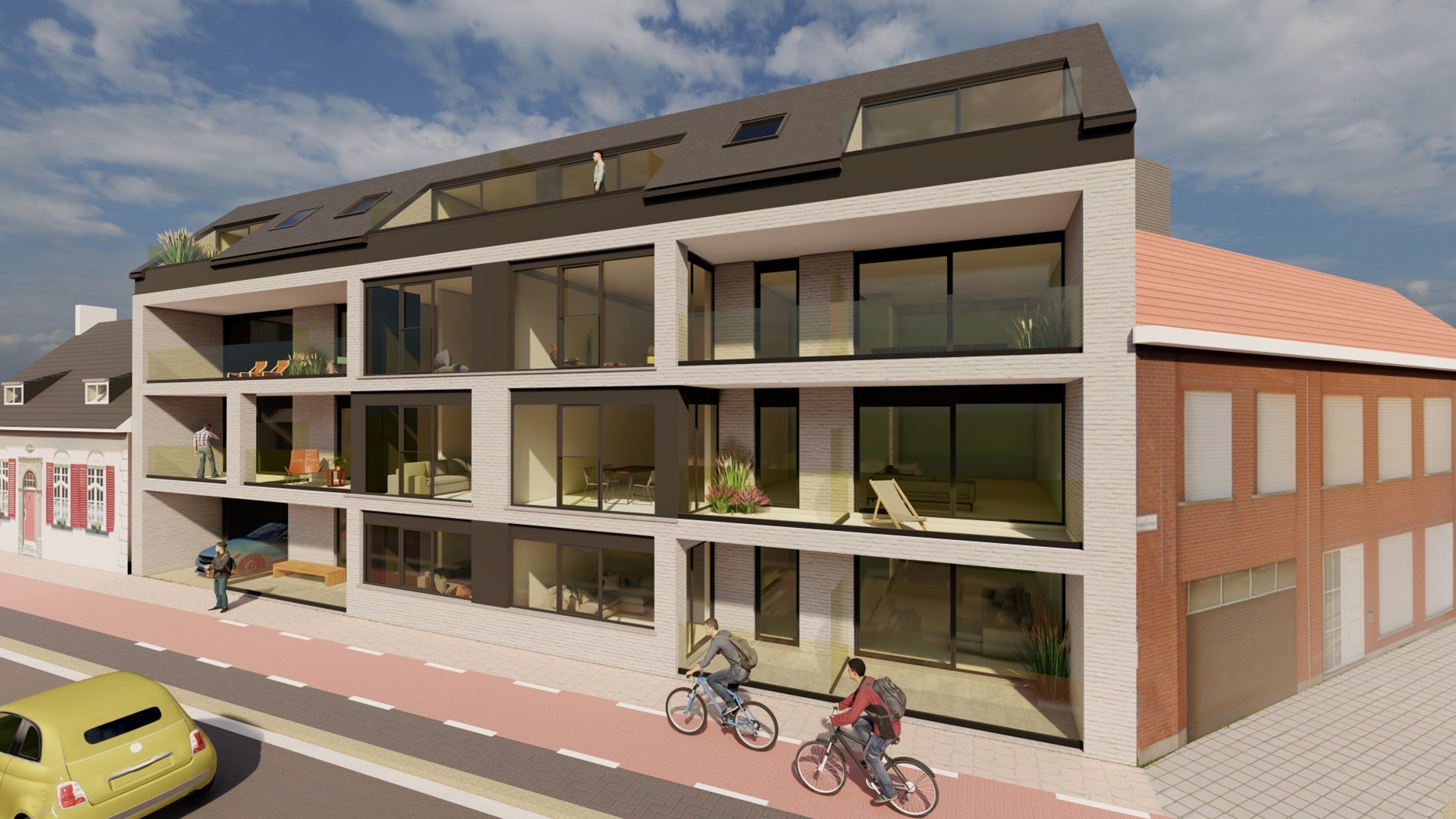 Laatste dakappartement te koop in het centrum van Houthulst! - foto 1