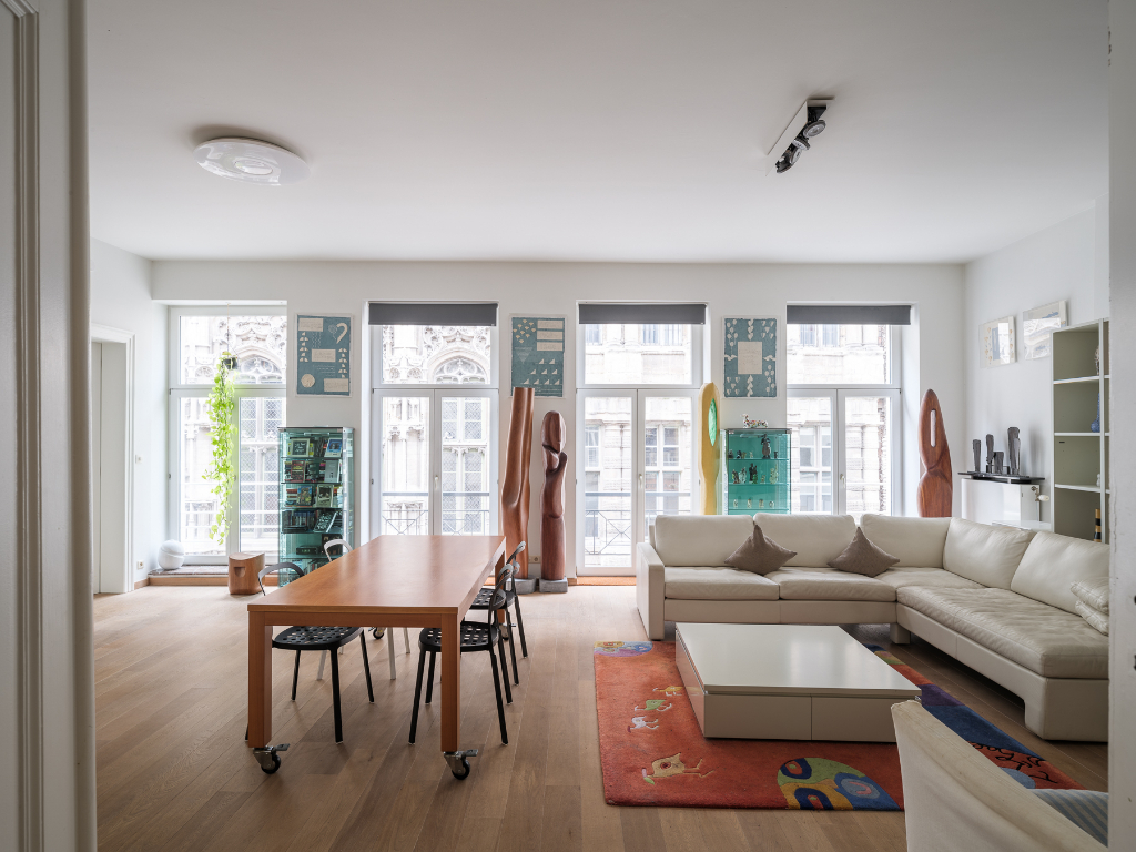Karaktervol herenhuisappartement met terras en zicht op het stadhuis - foto 4