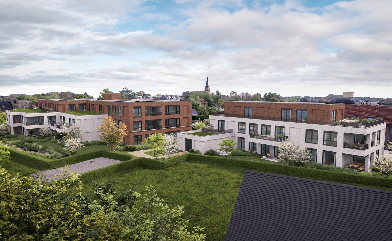 Gelijkvloers app. met 1 slpkr in uniek nieuwbouwproject - foto 5