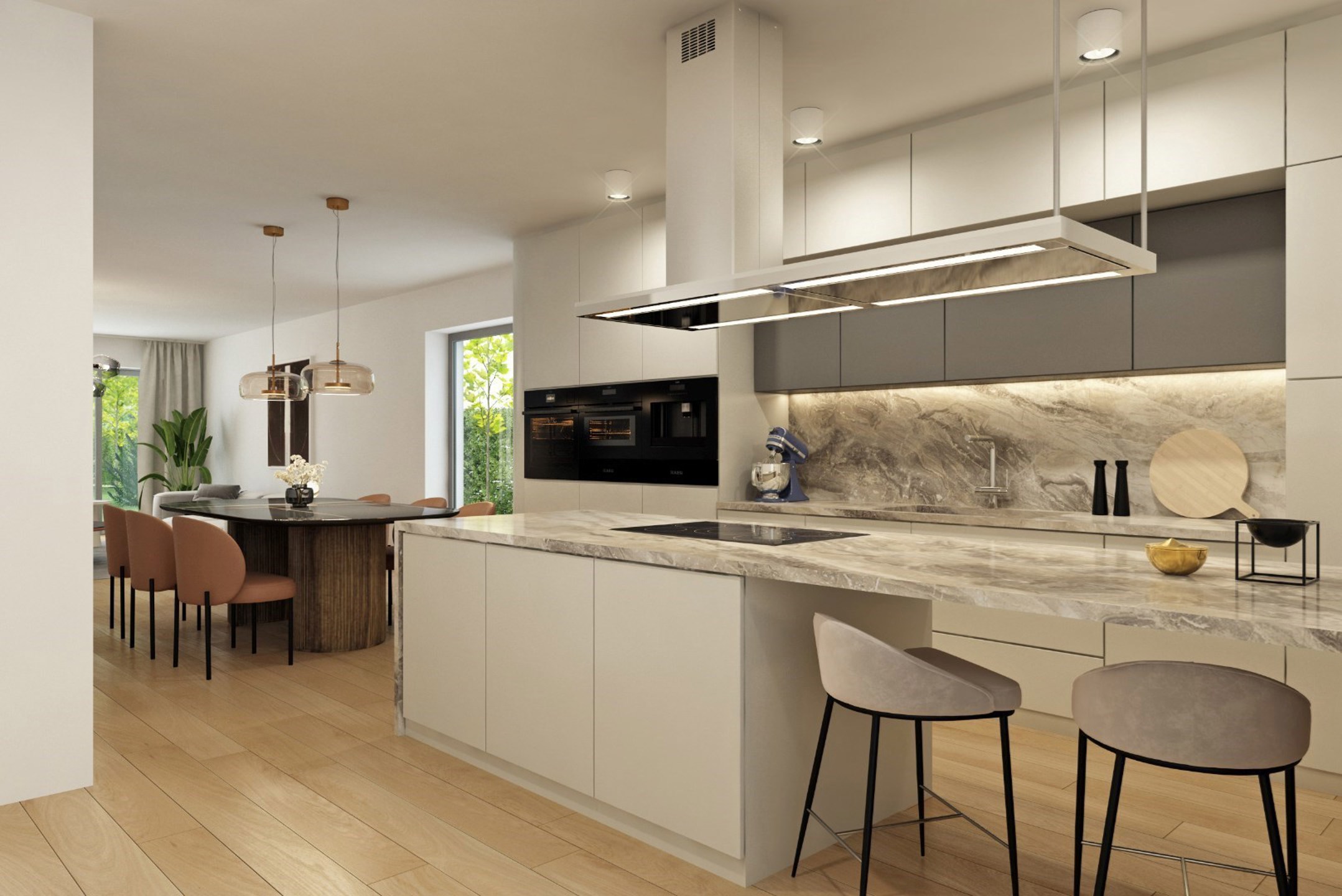 Nieuwbouwwoning in een residentiële buurt (casco of volledig afgewerkt) - foto 4