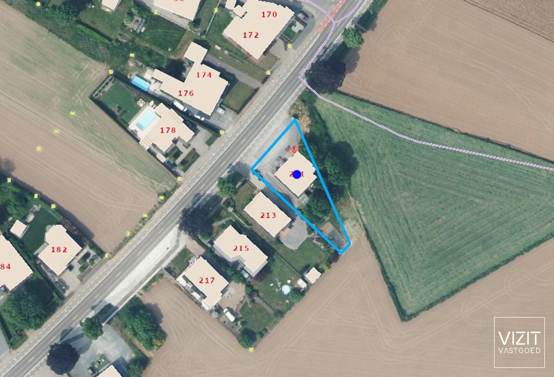 Bouwgrond (8A) met lopende handelshuur/handelsfonds - foto 1