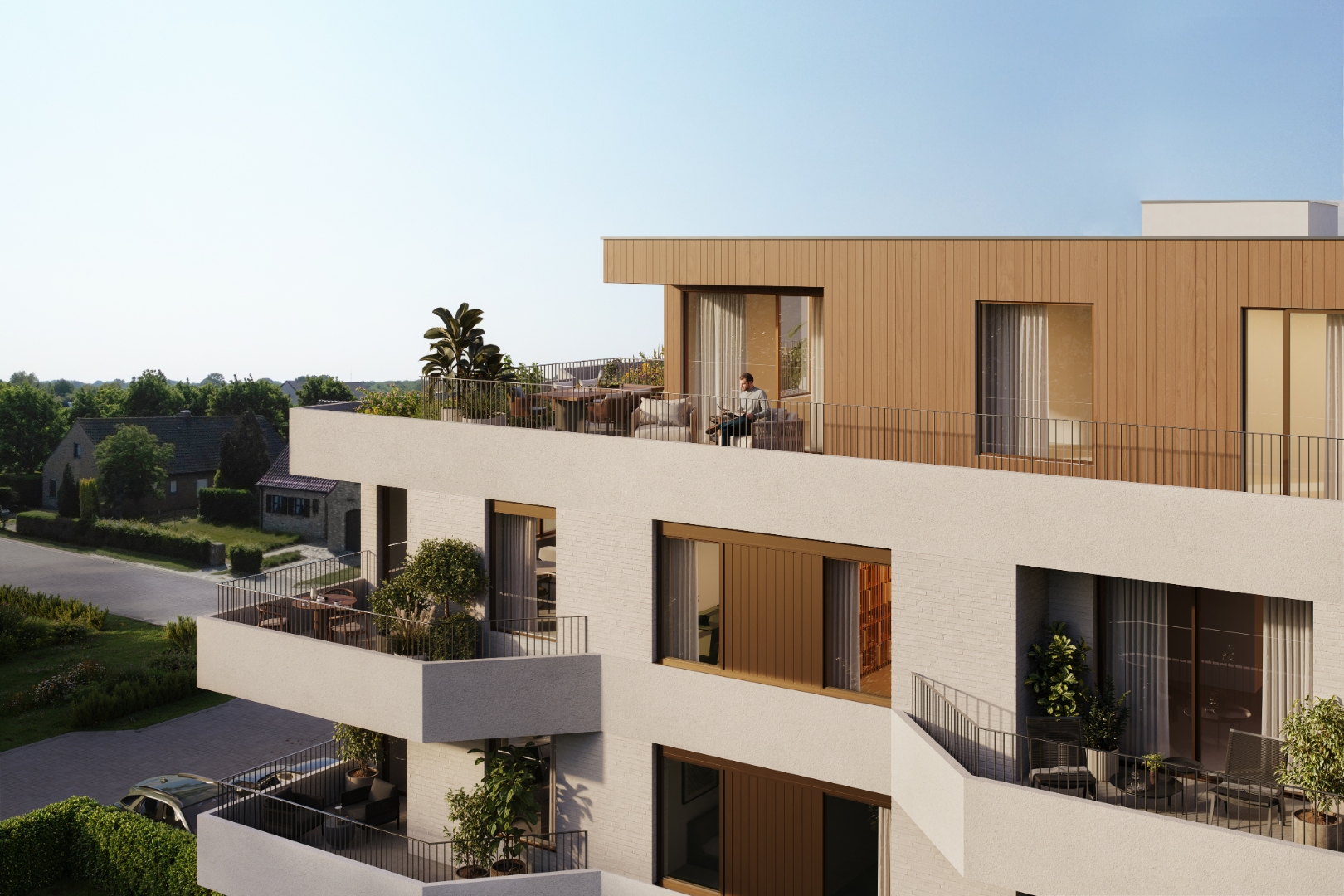 Gelijkvloers nieuwbouwappartement met 1 slaapkamer tussen jachthaven, stad en de zee te Nieuwpoort - foto 5