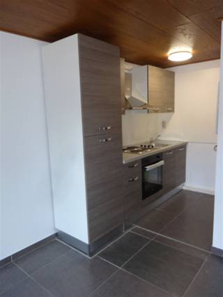 Moderne studio op boogscheut van Grote Markt. Living met open ingerichte keuken, badkamer met bad/douche. Vrij vanaf 01/12/2025. Alg. onkosten...