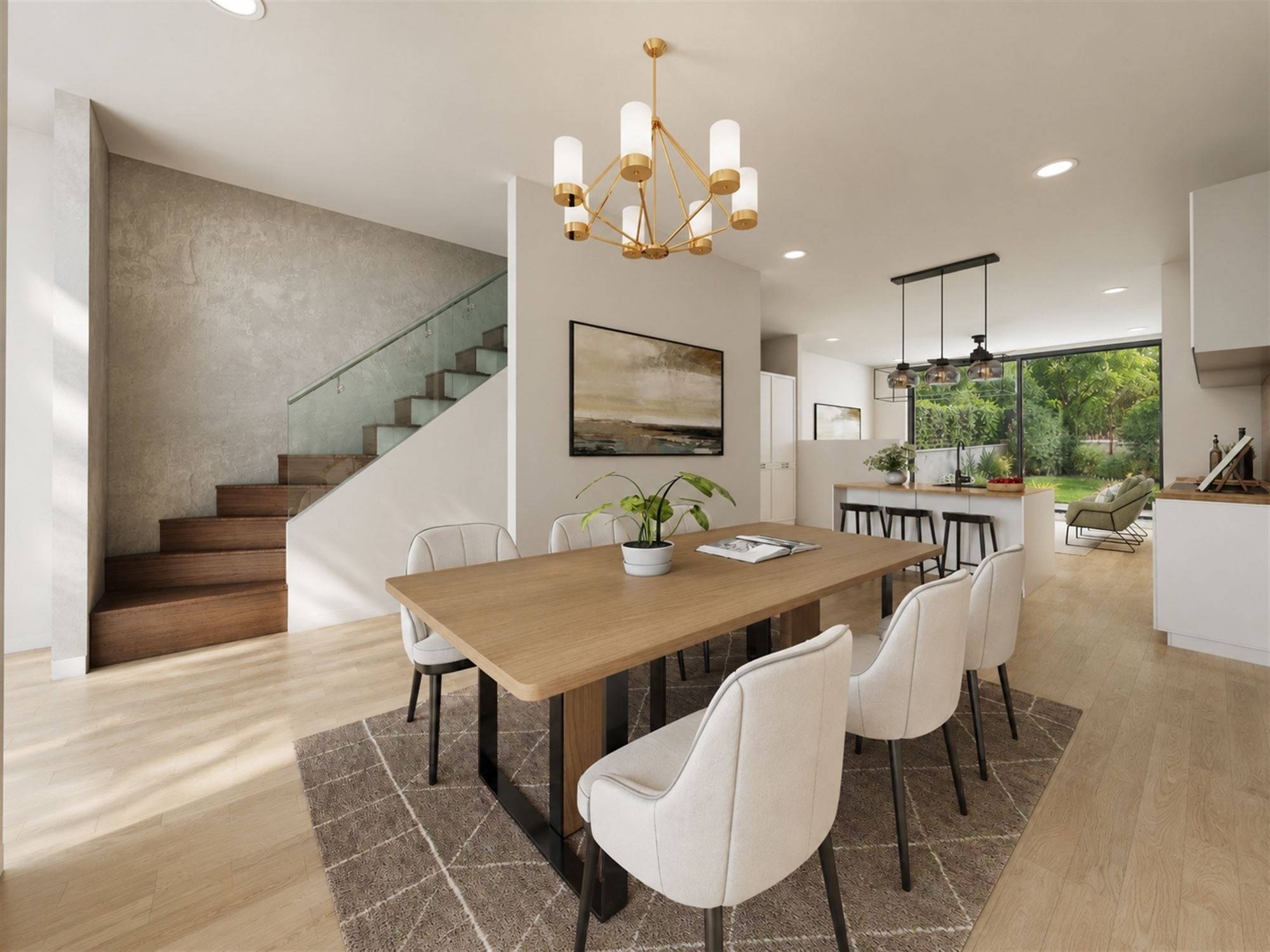 Nieuwbouwwoning met 4 kamers, 2 badkamers, bureel en tuin - foto 5