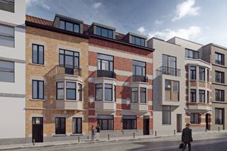 Telephone: 02 318 18 08 - We Invest is offering this magnificent 1-bedroom flat with terrace and small garden in a completely renovated house in...