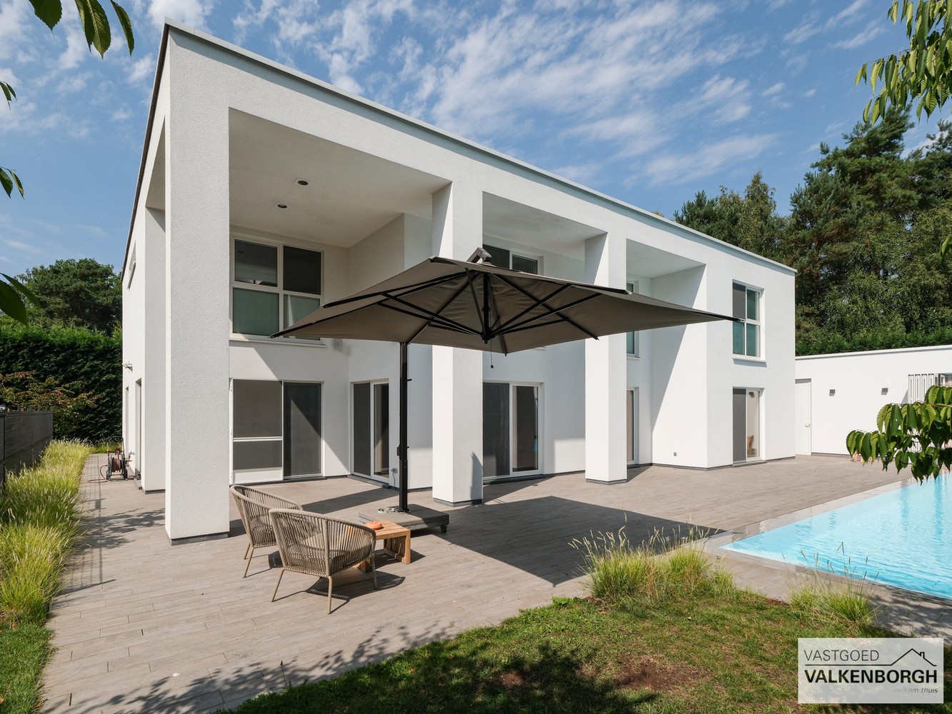 Architecturale designvilla met overloopzwembad, wellness en absolute privacy in gegeerde villawijk Bolderberg. - foto 5