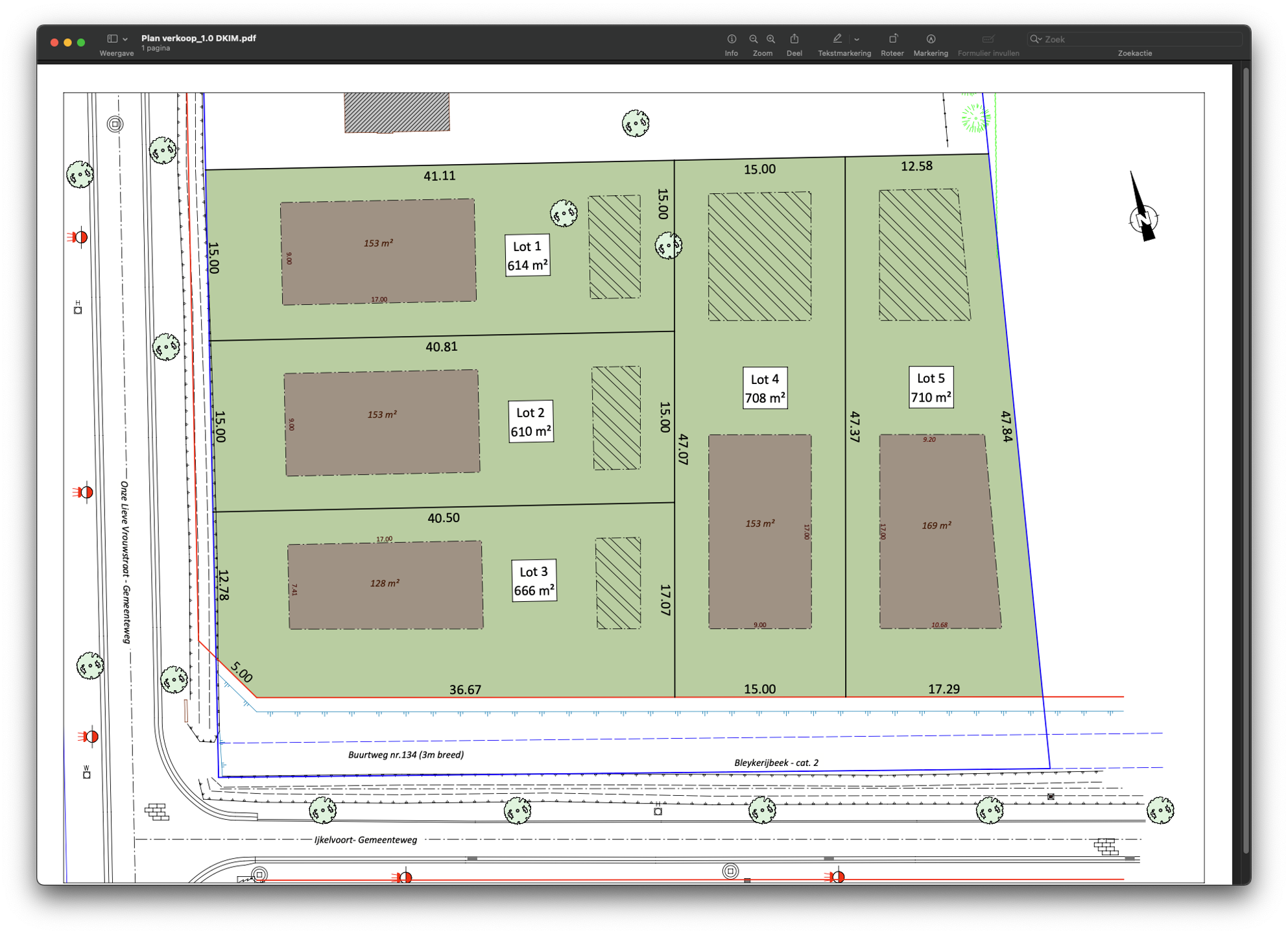 Bouwgrond van 710m² op toplocatie - foto 1