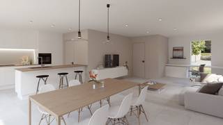 LOT 3 Hedendaagse vrijstaande nieuwbouwwoning in gevelsteen. De woning heeft buitengewoon veel lichtinval door de gunstige zuid oriëntatie.Op het...