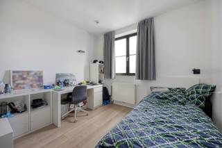 Moderne instapklare studentenkamer dewelke onderdeel is van een residentie die in 2017 volledig en volgens de geldende normen werd...