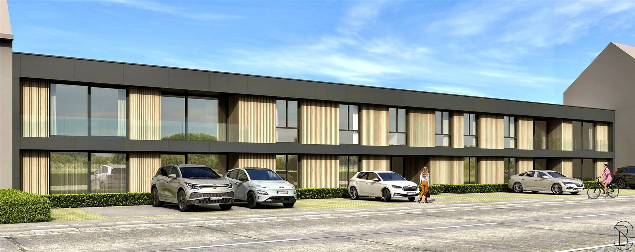 CASCO-gebouw met 12 appartementen en terrassen, goed gelegen - foto 2